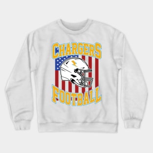 Retro Chargers Football Crewneck Sweatshirt